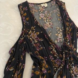 Floral long sleeve dress